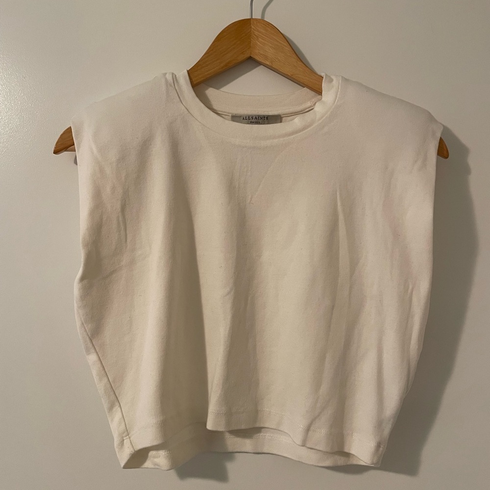 Allsaints off-white top